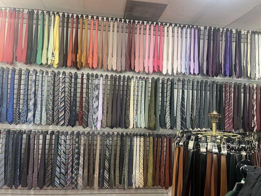 Selection of ties