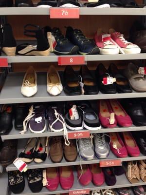 Clearance shoe section