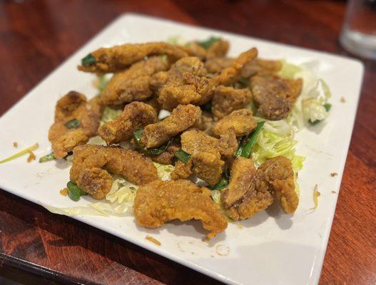 Fried pork