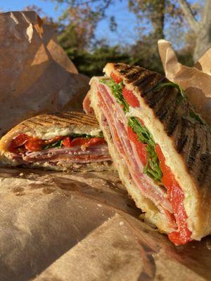 The Import Mix $17.50 Capricola, soppressata, mortadella, prosciutto cotto, pecorino primo sale, mozzarella, olive salad, peppers, arugula