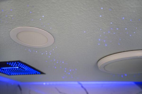 Fiber optic ceiling