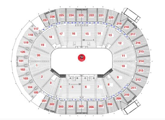 New seating chart for 2016 pbr las vegas - T-Mobile Arena