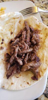 Steak taco