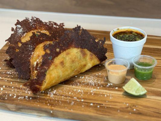 Famous unique Birria Tacos