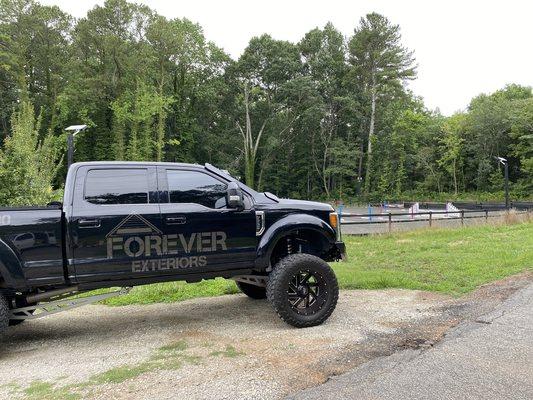 One of our trucks you'll see on the job site