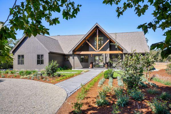 Custom home built in Sonoma