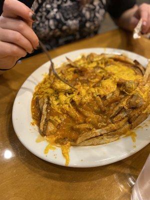 Chile verde loaded French Fries