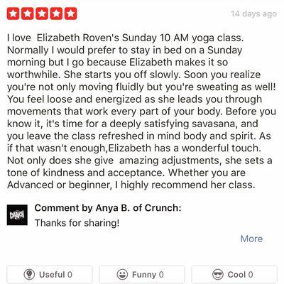 Another beautiful Yelp review