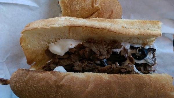 Steak and cheese.