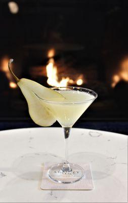 Winter pear martini