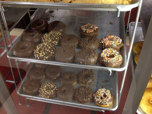 chocolate donuts