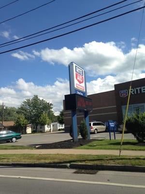 Niagara Falls Rite Aid -- 8015 Niagara Falls Boulevard / Route 62, Niagara Falls                   NY          Sign