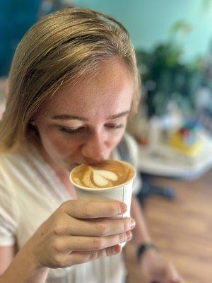 Drinking the north shore (cacao/chocolate) in a cup!