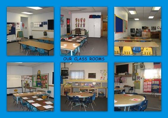 The classrooms. Not for parents who expect pristine, but great for kids who want to touch and play with evrything!