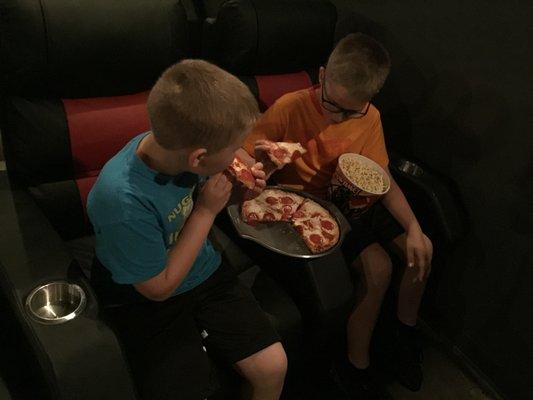 Pizza and a movie! Pizza is now available at the West Bend Cinema - Off Paradise