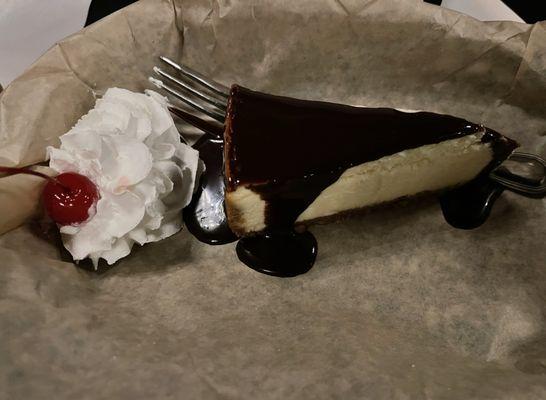 Delicious Cheesecake @ Spokane Comedy Club.