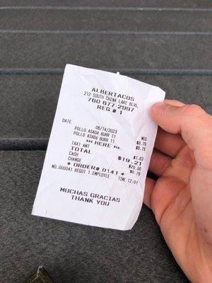 Receipt