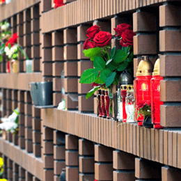 Columbariums are an excellent option for permanently placing cremated remains.