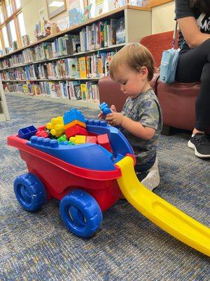 Toy area of the library