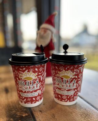 Festive holiday cups