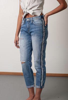 Cutest jeans ever! Tuxedo boyfriend jeans by Flying Monkey