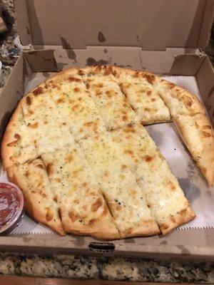 Garlic Bread w cheese (minus a slice)