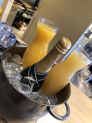 Never too early for a mimosa!!