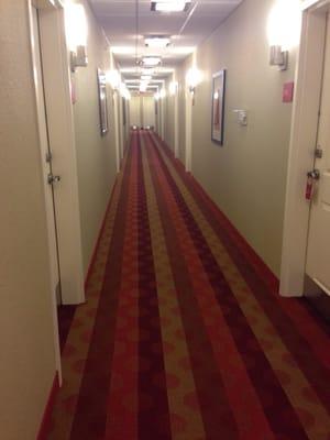 Standard Marriott hallway