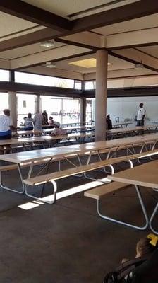 Lunch area (arbor).