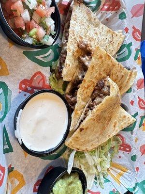 Steak quesadillas