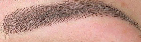 Microblade eyebrow tattoo