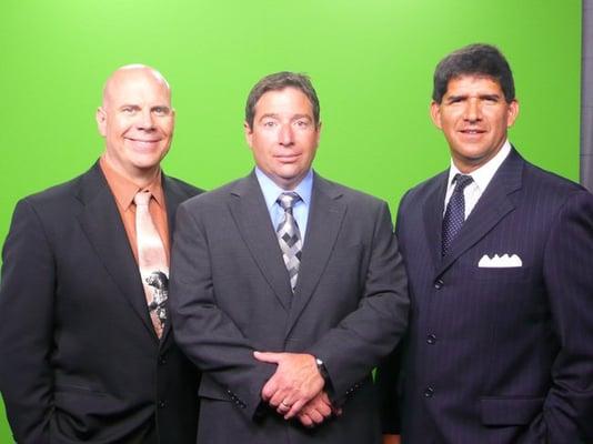 Colorado personal injury and criminal defense attorneys Jim Anderson, David Migneault and Rick Lopez.