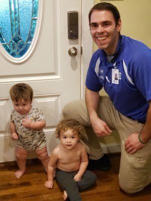 Kurt George was very helpful friendly professional and knowledgeable about the adt services. He even took time to talk to my 2 young boys.