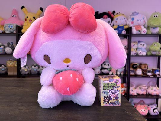 One of our customers trade her points for big   Melody plushie!