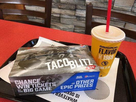 Make it a Taco BLITZ for a fun chance to win Iowa Hawkeye tickets. yes!