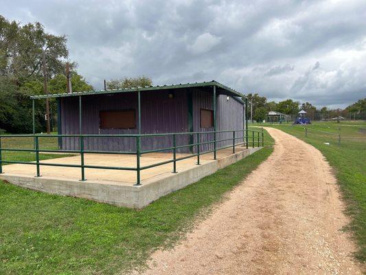 Concession area and bathrooms