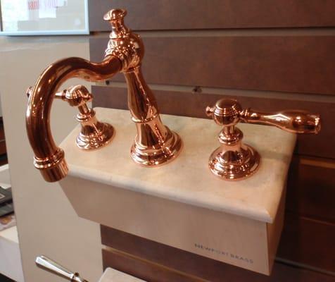 Complete selection of Newport Brass decorative plumbing hardware