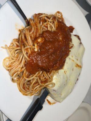 Chicken Parmigiana Lunch