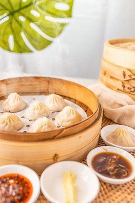 Our most popular soup dumplings. They are juicy and tasty.