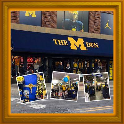 Montage of images from The M Den