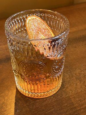 Non-alcoholic old-fashioned