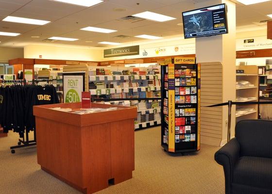 The bookstore in Camille Kendall Academic Center.