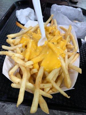 Cheese fries (large)