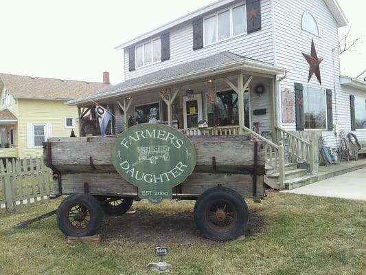 Cute sign out front