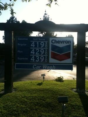 At least 10 cents cheaper everywhere else right now.