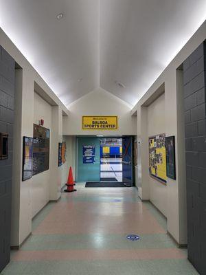 Main gym entrance