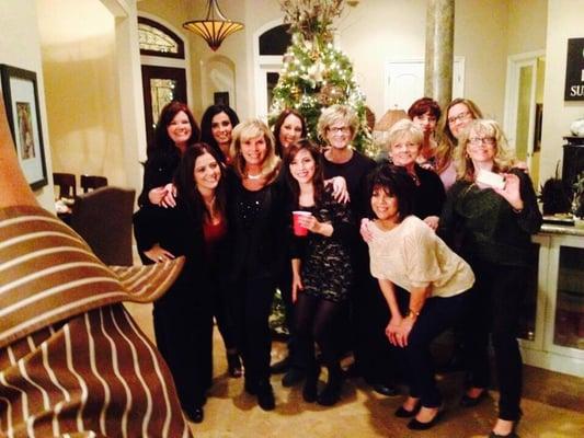 Our salon Christmas parties! Always fun!