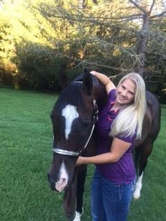 Dr. Lisa and her horse, Money