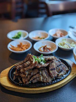 Galbi dinner portion