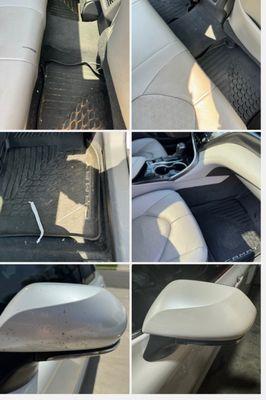 Before and Afters of 2019 camry Cleaning